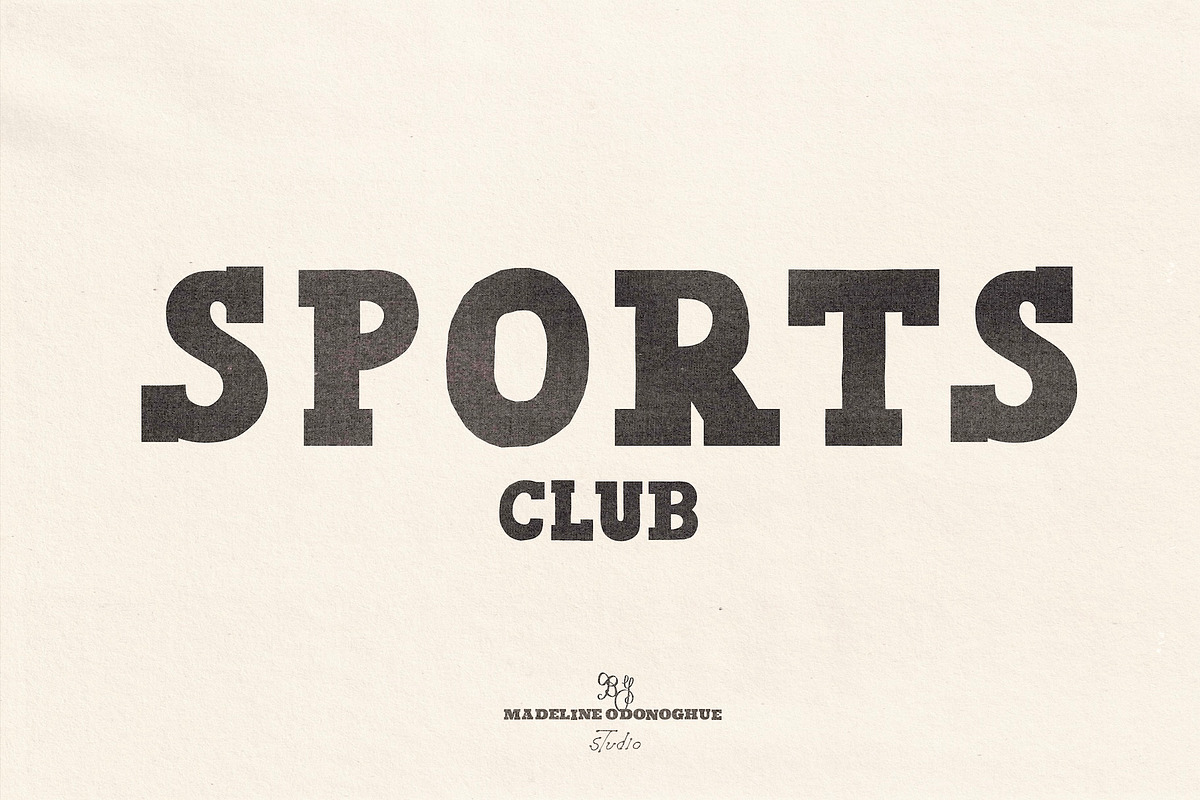 Standard | Hand Made Slab Serif Font, a Slab Serif Font by Madeline ODonoghue Design (Photo 8 of 9)
