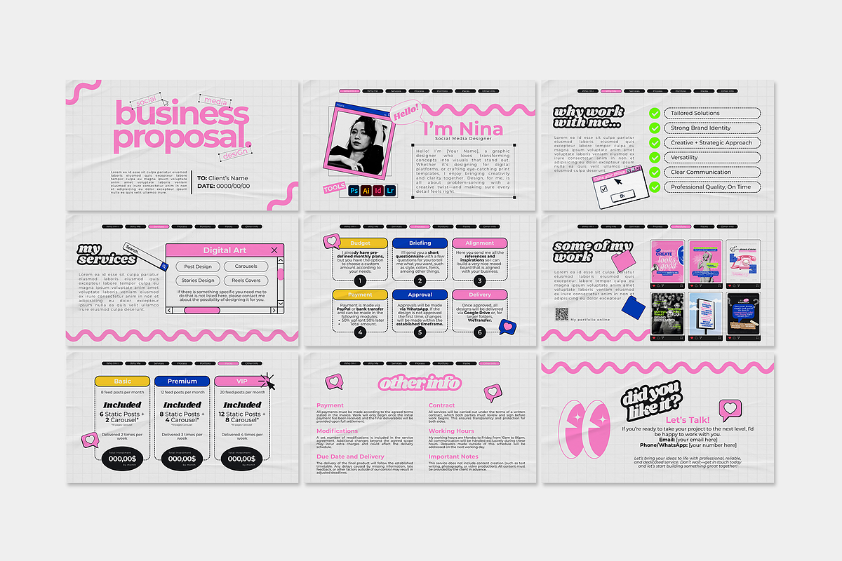 Business Proposal for Social Media, a Social Media Template by Nina Shaw (Photo 2 of 7)