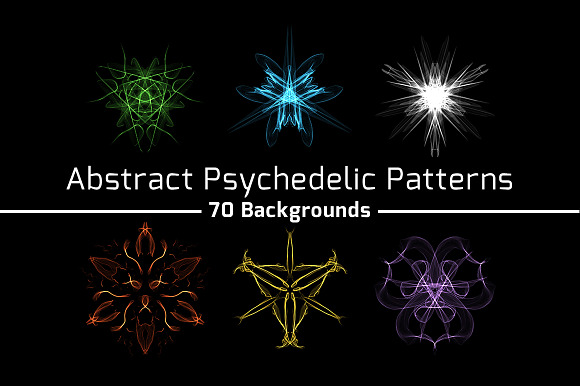 Abstract Psychedelic Patterns preview 6