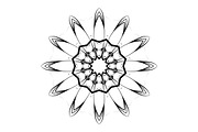 Black White Mandala Illustration Set, a Decorative Illustration by NJ Himel (Thumbnail 34 of 101)
