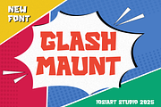 Glash Maunt - Comic Font, a Sans Serif Font by Iqsiart Studio (Thumbnail 1 of 7)