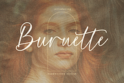 Burnette, a Script Font by RT Studio (Thumbnail 1 of 9)