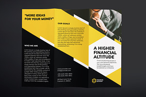 Financial Advisor Brochure Trifold