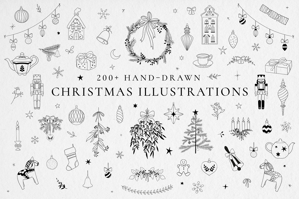 Christmas Illustrations, a Seasonal Illustration by The fine line (Photo 1 of 6)