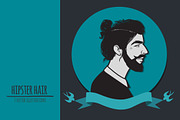hipster hair, a Person Illustration by adi katz (Thumbnail 1 of 3)