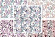 Sweet Orchids Seamless Pattern, a Pattern Graphic by STUDIO CHOTI (Thumbnail 3 of 5)