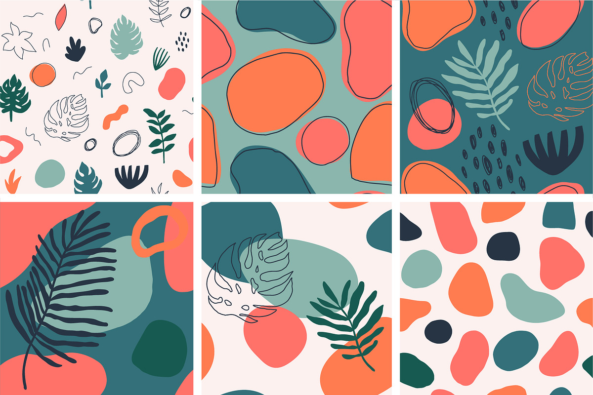 Tropical Patterns & Elements, a Wallpaper Graphic by Bosotochka♥Art (Photo 7 of 10)