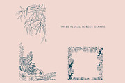 Florals Procreate Stamp Brushes, a Brushes & More by BohoCalligraphy (Thumbnail 4 of 5)