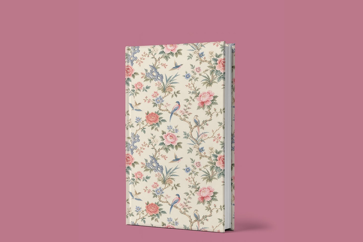 Chinoiserie Botanical Pattern, a Pattern Graphic by elif (Photo 6 of 10)