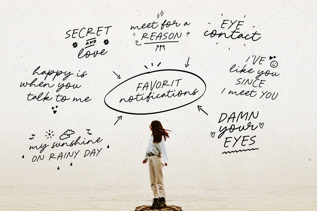 Dear Crush - Cute Handwritten Font, a Handwritten Font by Sarid Ezra (Photo 7 of 10)