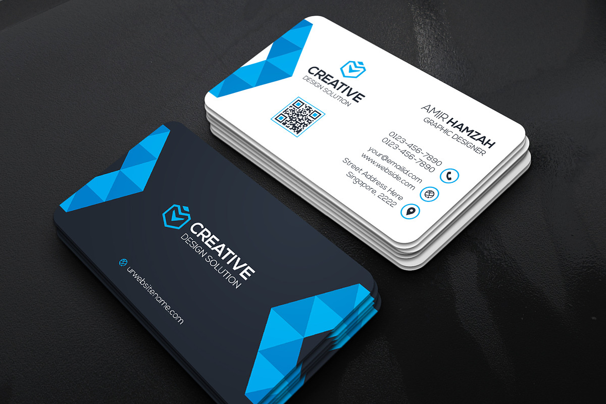 Corporate Business Card, a Business Card Template by GenerousArt (Photo 1 of 5)