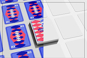Playing Card Deck Mockup Set, a Merchandise Mockup by Mego-studio (Thumbnail 8 of 11)