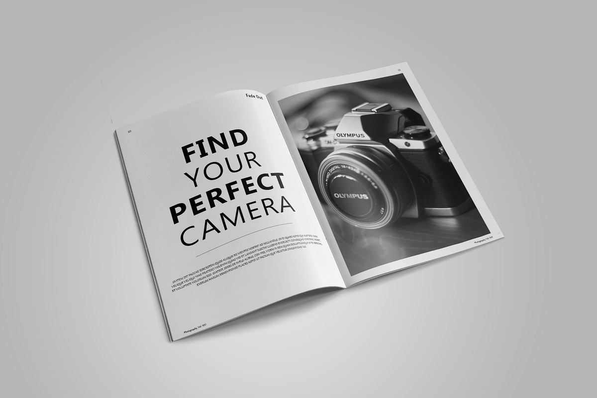 Photograph Magazine Template, a Magazine Template by Bookrak Graphic Design (Photo 6 of 13)