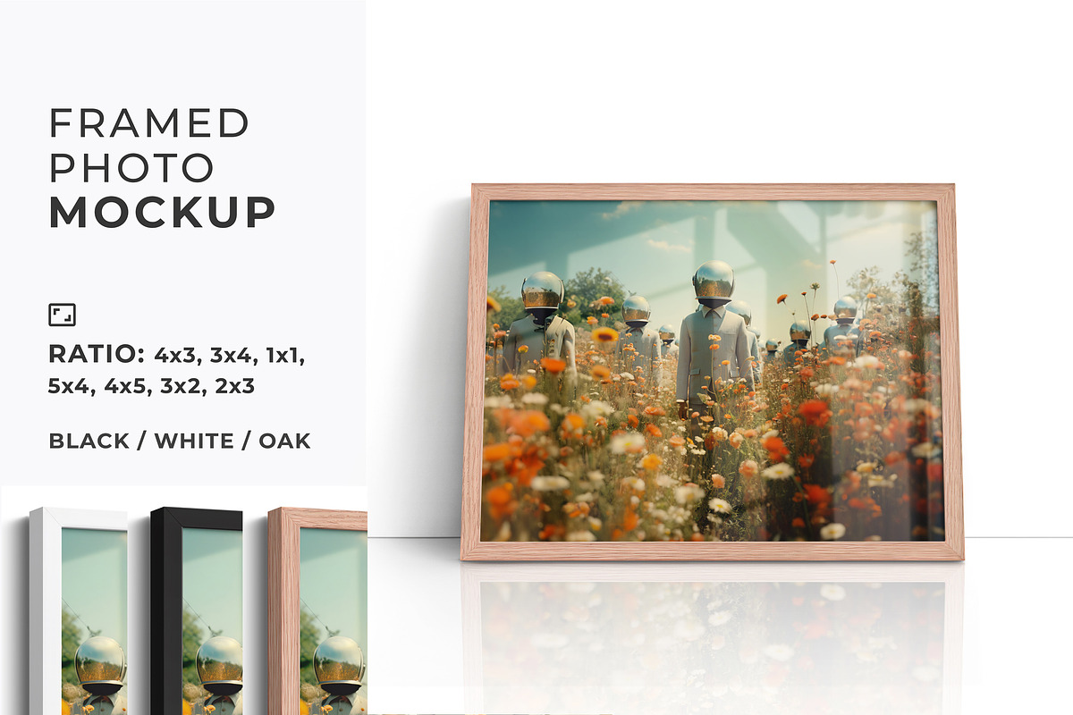 Framed Photo Mockups Bundle 01, a Household Mockup by Mockups by Carlos Viloria (Photo 9 of 14)