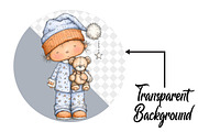 Whimsical Cute Christmas Boy Sublima, an Illustration by Pixels.Craft (Thumbnail 2 of 6)