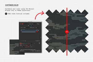 Block Camo Vector Pattern