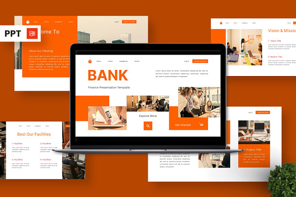 Bank - Finance Powerpoint preview 7