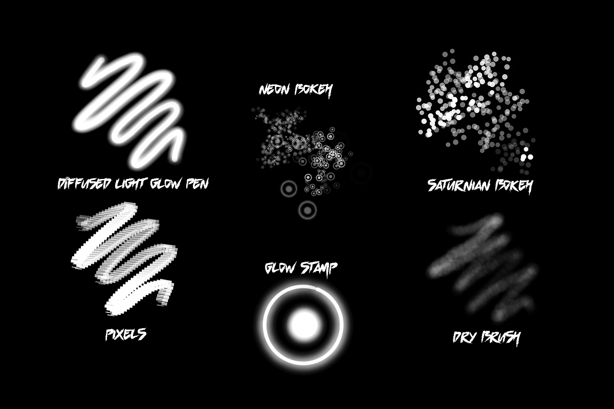 Astro 46 | Procreate Brush Kit, a Brush Add-On by Rachel McBride Creative (Photo 7 of 14)