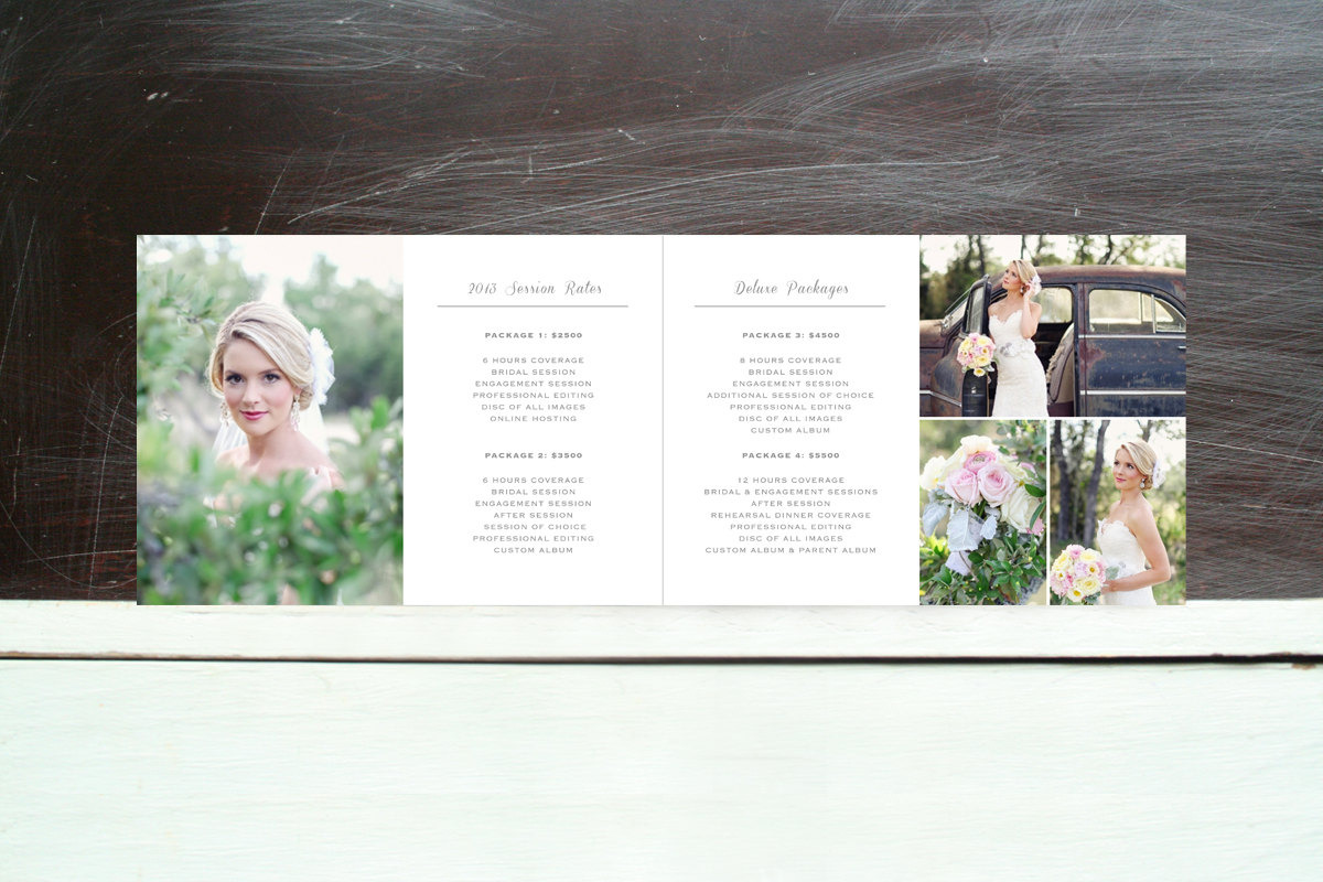 Pricing Guide Photography, a Brochure Template by roselindoco (Photo 2 of 4)