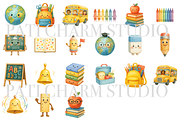 21 School Supply, a Decorative Illustration by Pati Charm Studio (Thumbnail 2 of 8)