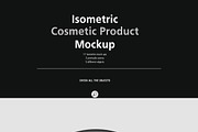 Isometric Cosmetic Product Mock-up, a Packaging Mockup by IsometricWorld (Thumbnail 5 of 5)