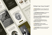 Luxury Canva Pinterest Templates, a Social Media Template by Glo Design Studio (Thumbnail 6 of 10)