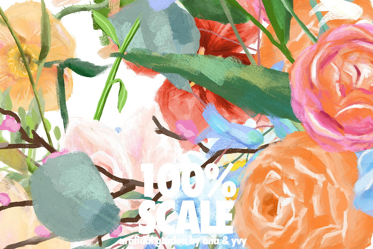 thick paint meadow flower bouquet, a Decorative Illustration by ana & yvy (Photo 11 of 16)
