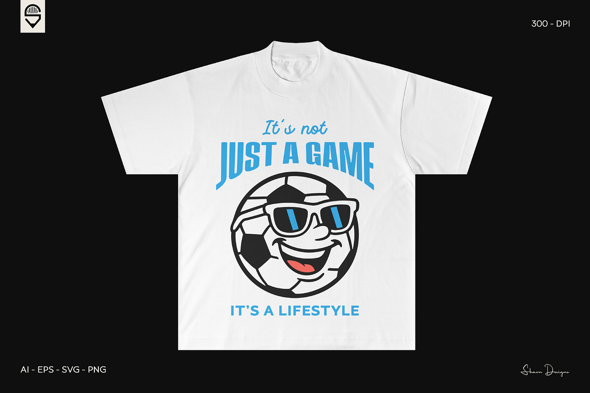 Soccer Ball Character T-Shirt Bundle, a Sport Illustration by shaondesigns (Photo 9 of 10)