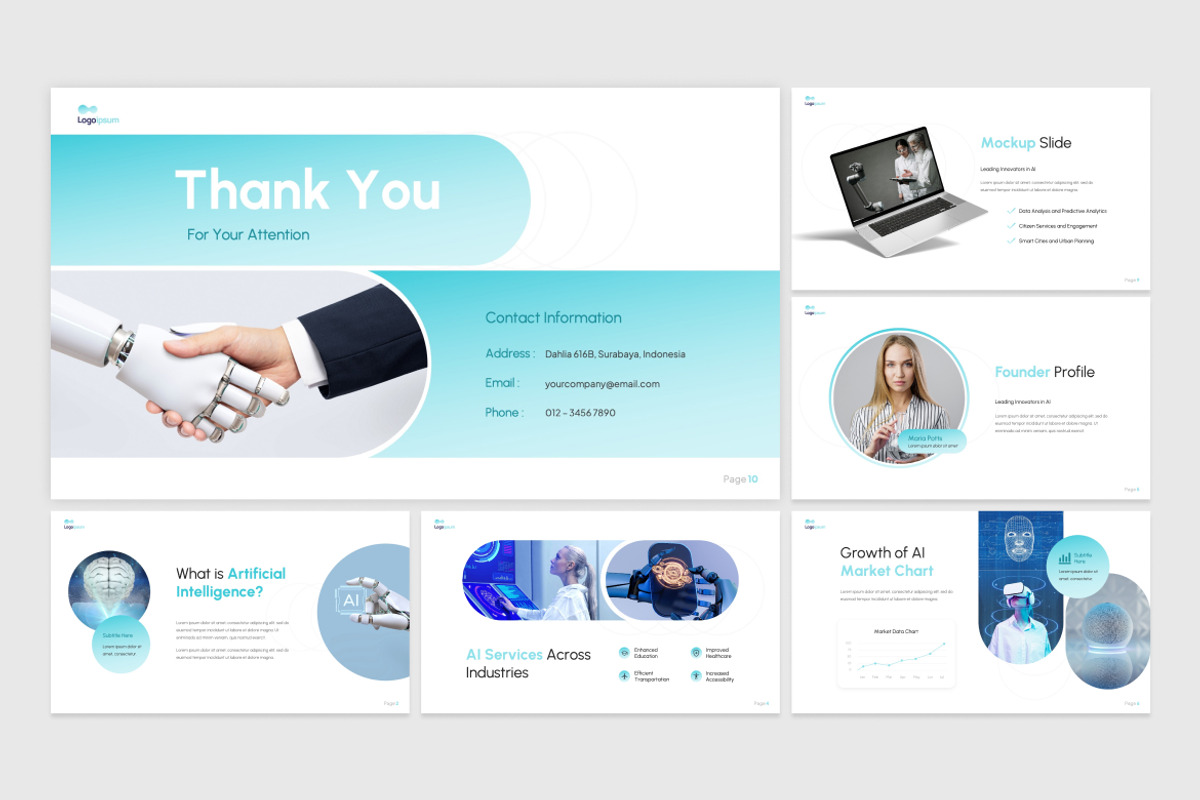 Artificial Intelligence Slides, a Presentation Template by Antstheme (Photo 2 of 2)