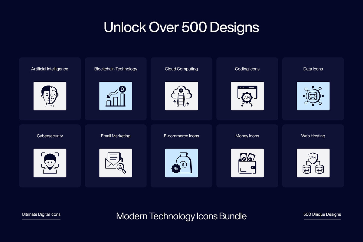 500 Technology Icons, an Outline Icon by Prosymbols (Photo 7 of 18)