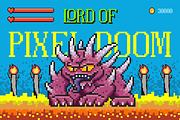 Pixerif - 8 Bit Gaming Font, a Font by Artisan Themes (Thumbnail 10 of 12)