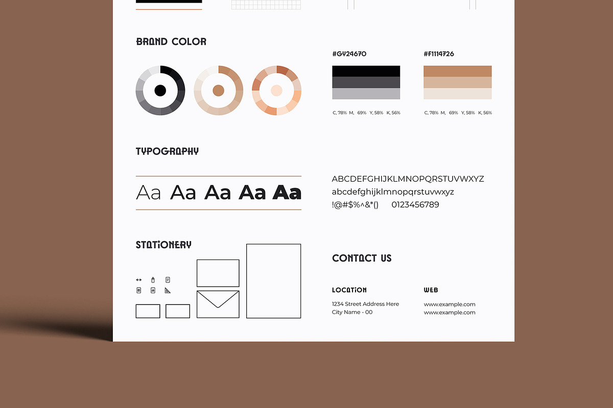 Brand Guidelines Poster, a Flyer Template by MightyDesign (Photo 3 of 8)