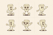 Coffee Cup Cartoon Mascot Character, a Food Illustration by Vasya Kobelev (Thumbnail 6 of 8)