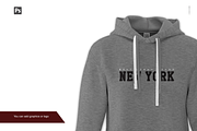 Hooded pullover dress mockup., a Hoody Mockup by Irena Matiash shop (Thumbnail 4 of 4)
