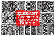 Elegant Geometric & Floral Laser Cut, an Illustration by Designs_River (Thumbnail 1 of 9)