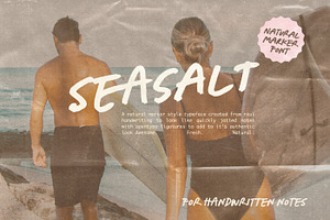 Seasalt - Casual Marker Typeface