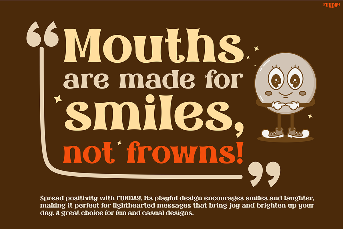 FUNDAY, a Font by Pinisi ART (Photo 4 of 10)