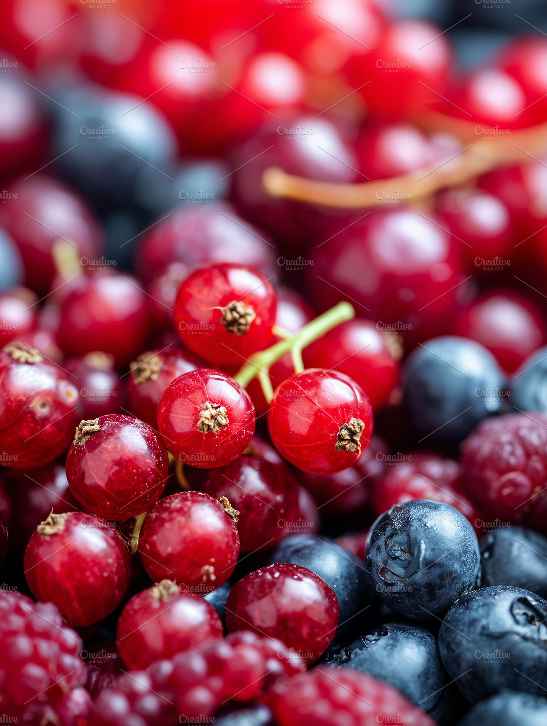 Fresh mix of summer red fruits, a Food & Drink Photo by MistyDay
