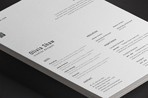 Olivia Resume Template