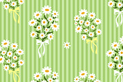 Charming Daisy Stripe Pattern, a Pattern Graphic by MISS CHATZ (Thumbnail 3 of 3)