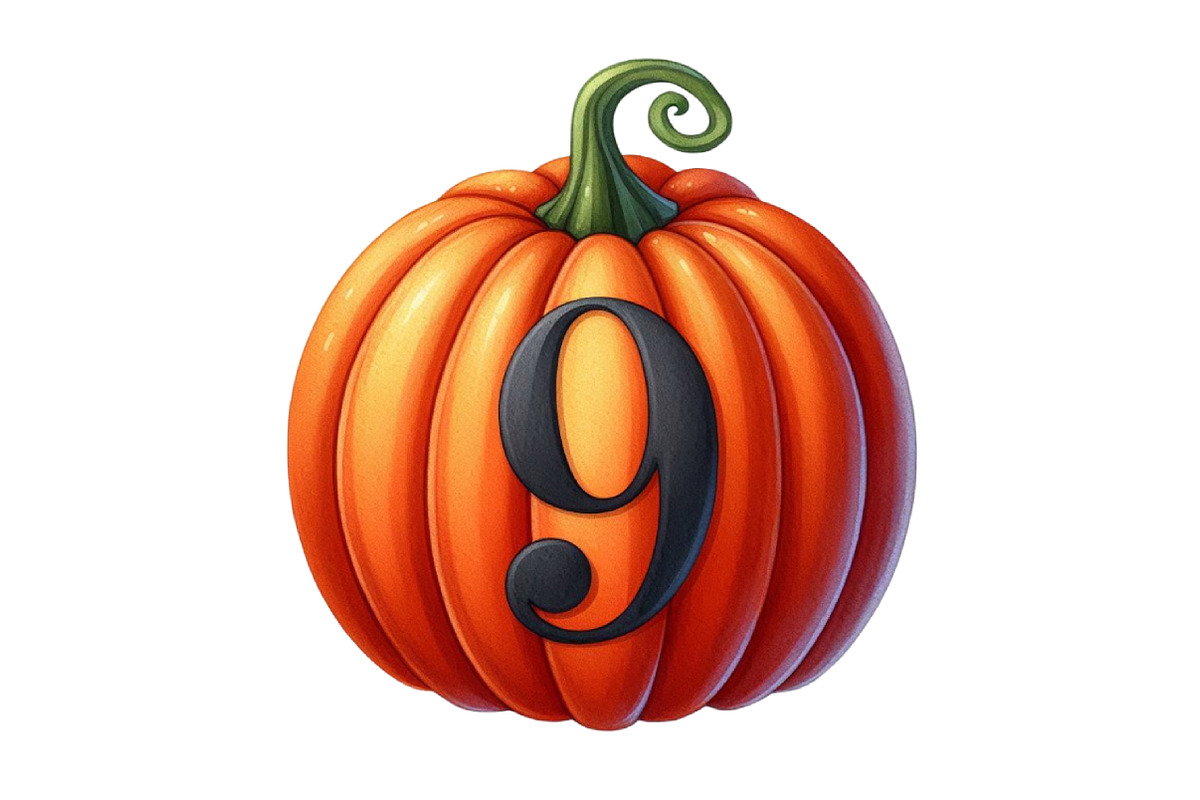 Pumpkin Letter Sublimation Bundle, an Illustration by Designworld (Photo 4 of 5)