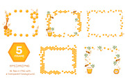 Honey vector set, a Food Illustration by Alfmaler (Thumbnail 5 of 8)