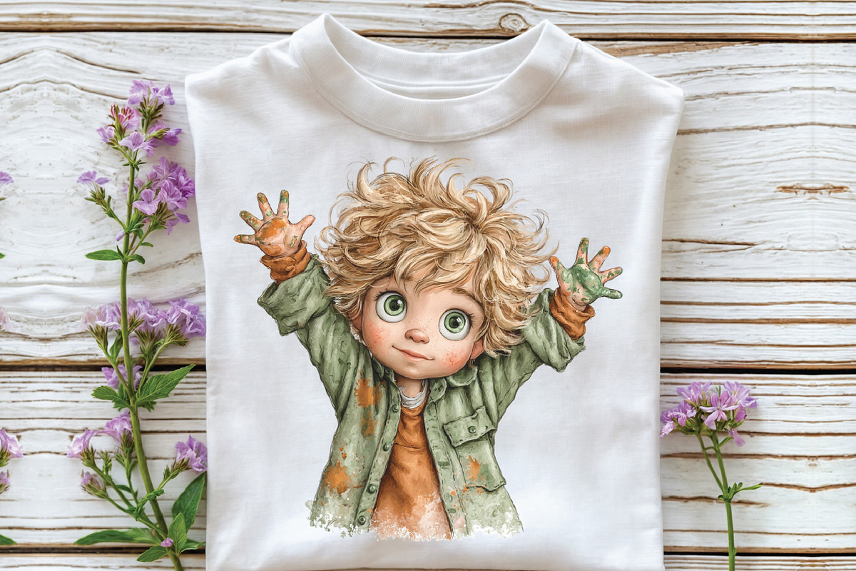 Whimsical Christmas Boy Clipart, an Illustration by CraftArtStudio (Photo 5 of 6)