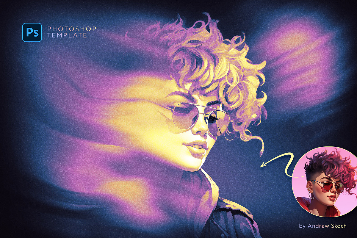 Portrait Blur Photo Effect, a Layer Style Add-On by Andrew Skoch Design
