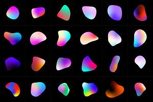 Animated Grainy Gradient Blobs