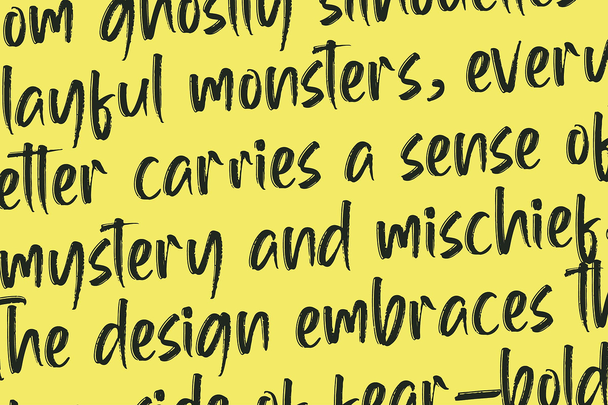 Hallow Mistelar Modern Brush Font, a Script Font by Letterena Studios Script (Photo 12 of 15)