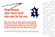 UKOL typeface, a Blackletter Font by TypeMate (Thumbnail 7 of 12)