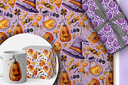 Happy Halloween set | 81 elements, an Animal Illustration by Aquarellka (Thumbnail 6 of 8)