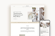 Squarespace Website Template, a Squarespace Template by Peachy Branding (Thumbnail 3 of 9)