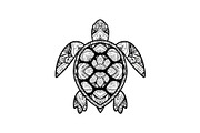 Mandala Sea Turtle SVG Bundle, an Illustration by yasushie (Thumbnail 6 of 31)
